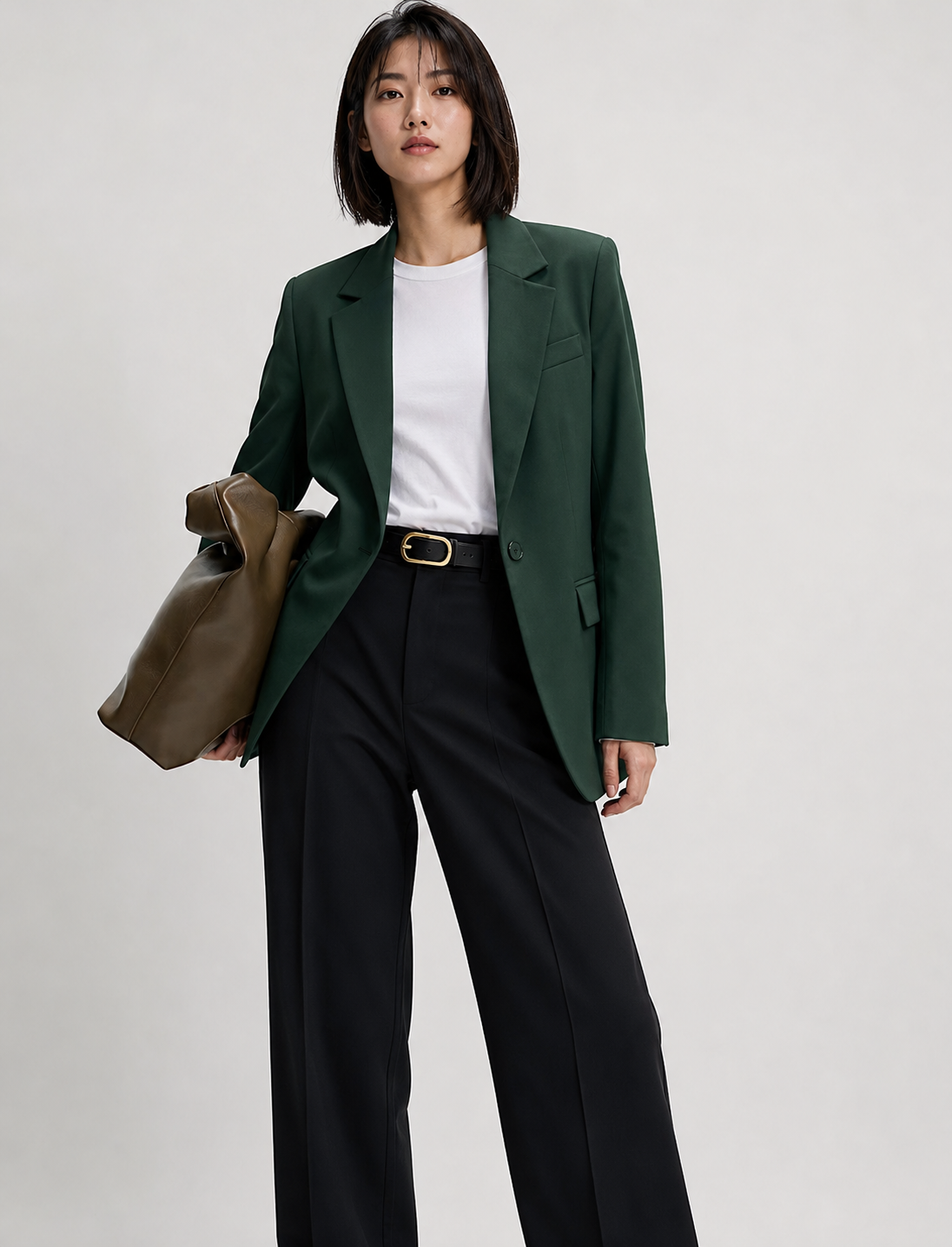 Women's Premium Forest Green Tailored Blazer